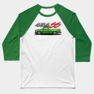 Chevy 454 SS Pickup Truck (Apple Green) Baseball T-Shirt